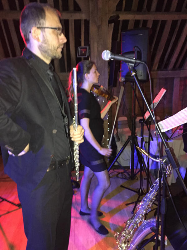 Ceilidh wedding - flute and fiddle