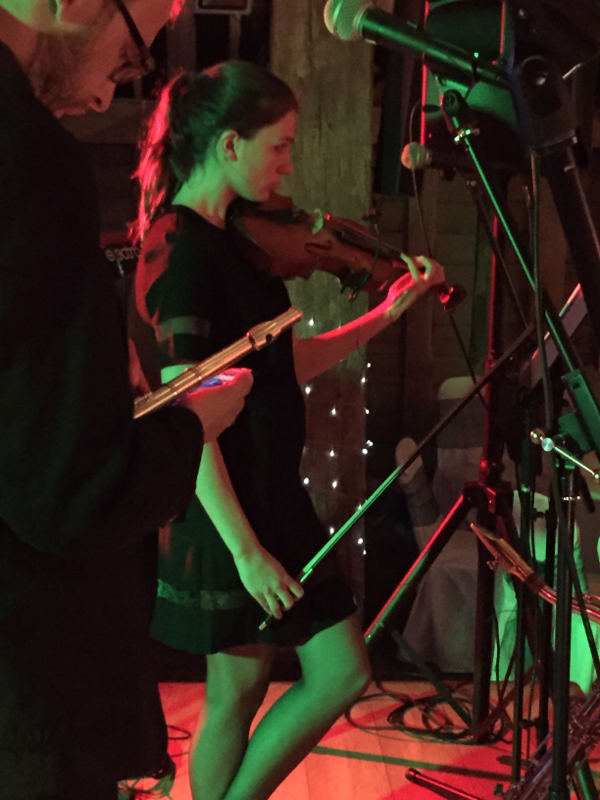 Ceilidh wedding - fiddle and flute